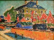 Ernst Ludwig Kirchner Villa in Dresden oil painting picture wholesale